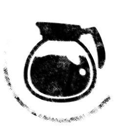 A stamp of a coffee pot